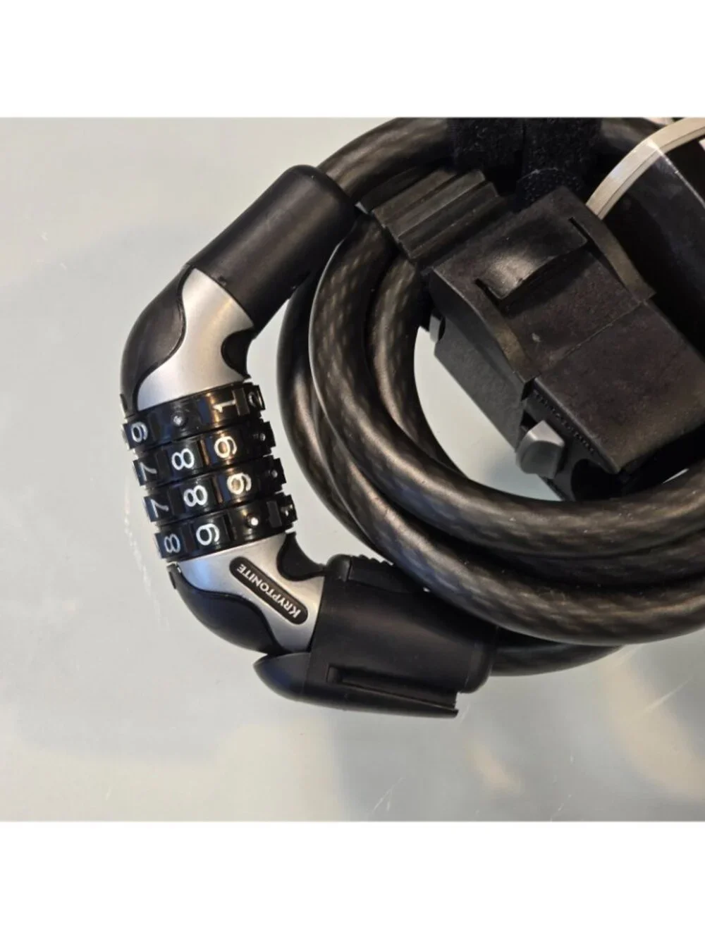 Kryptonite KryptoFlex 1218 Combo Cable 6 FT Braided Steel Cable Bicycle Lock